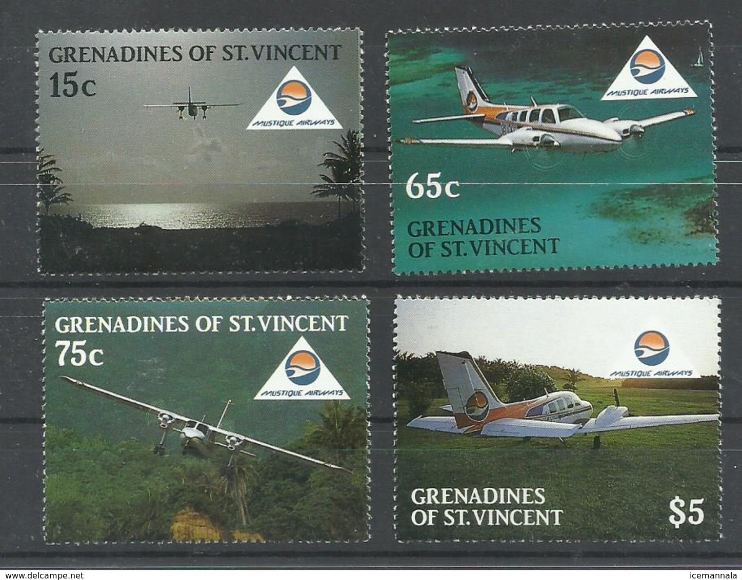 GRENADINES DE ST. VINCENT YVERT  542/45  MNH  ** - St.Vincent Y Las Granadinas