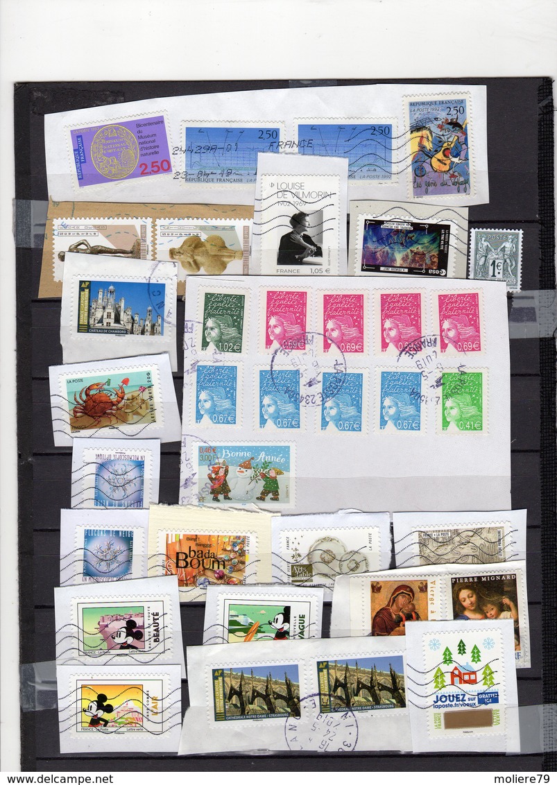 Lot De Timbres Oblitérés Sur Fragment Ou Décollés - 2010-.. Matasellados