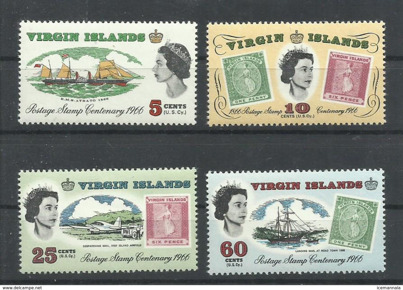 VIRGENES     YVERT   167/70     MNH  ** - British Virgin Islands