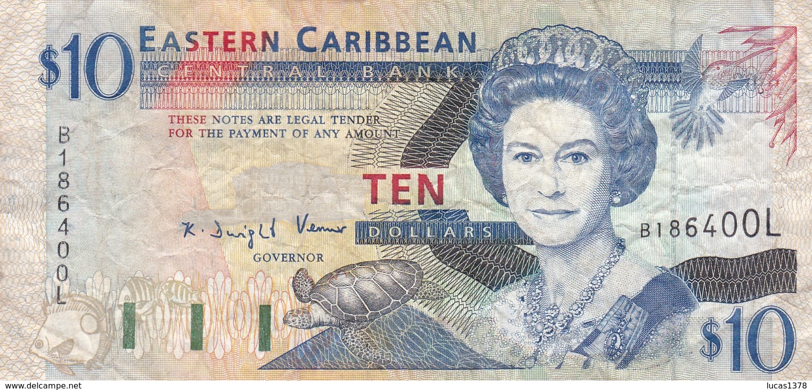 EASTERN CARIBBEAN / 10 DOLLARS - Oostelijke Caraïben