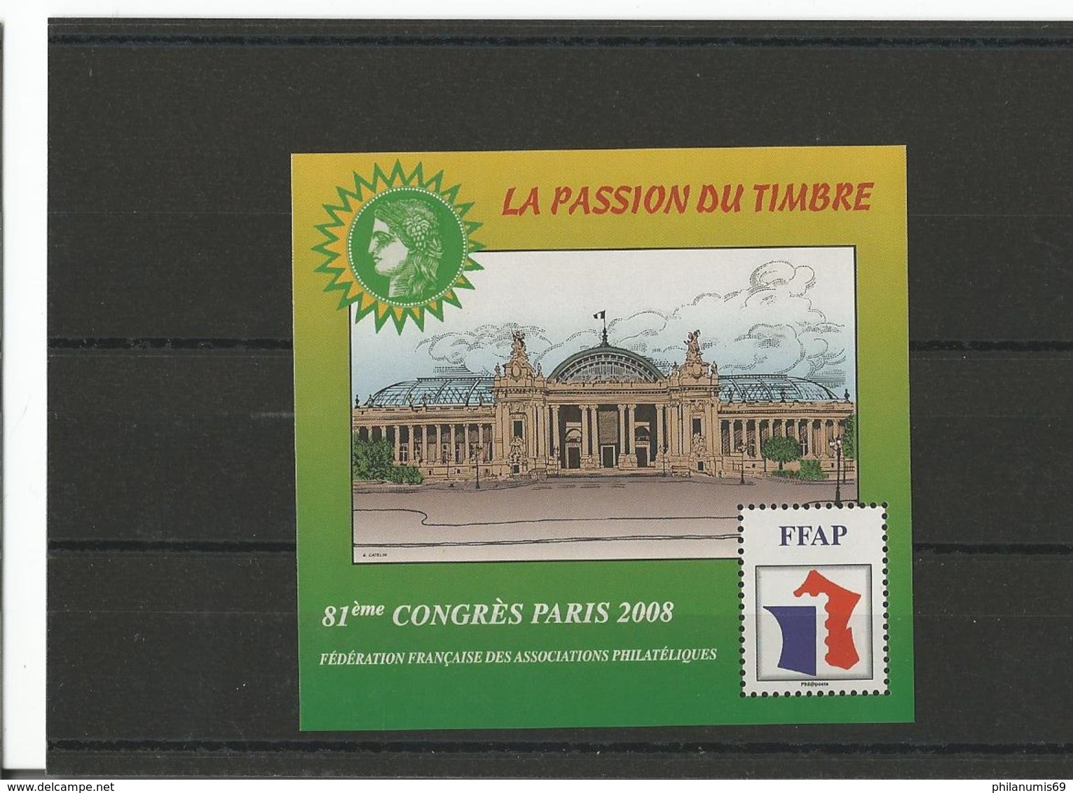 FRANCE 2008 - YT 2 - NEUF SANS CHARNIERE ** (MNH) GOMME D'ORIGINE LUXE - FFAP