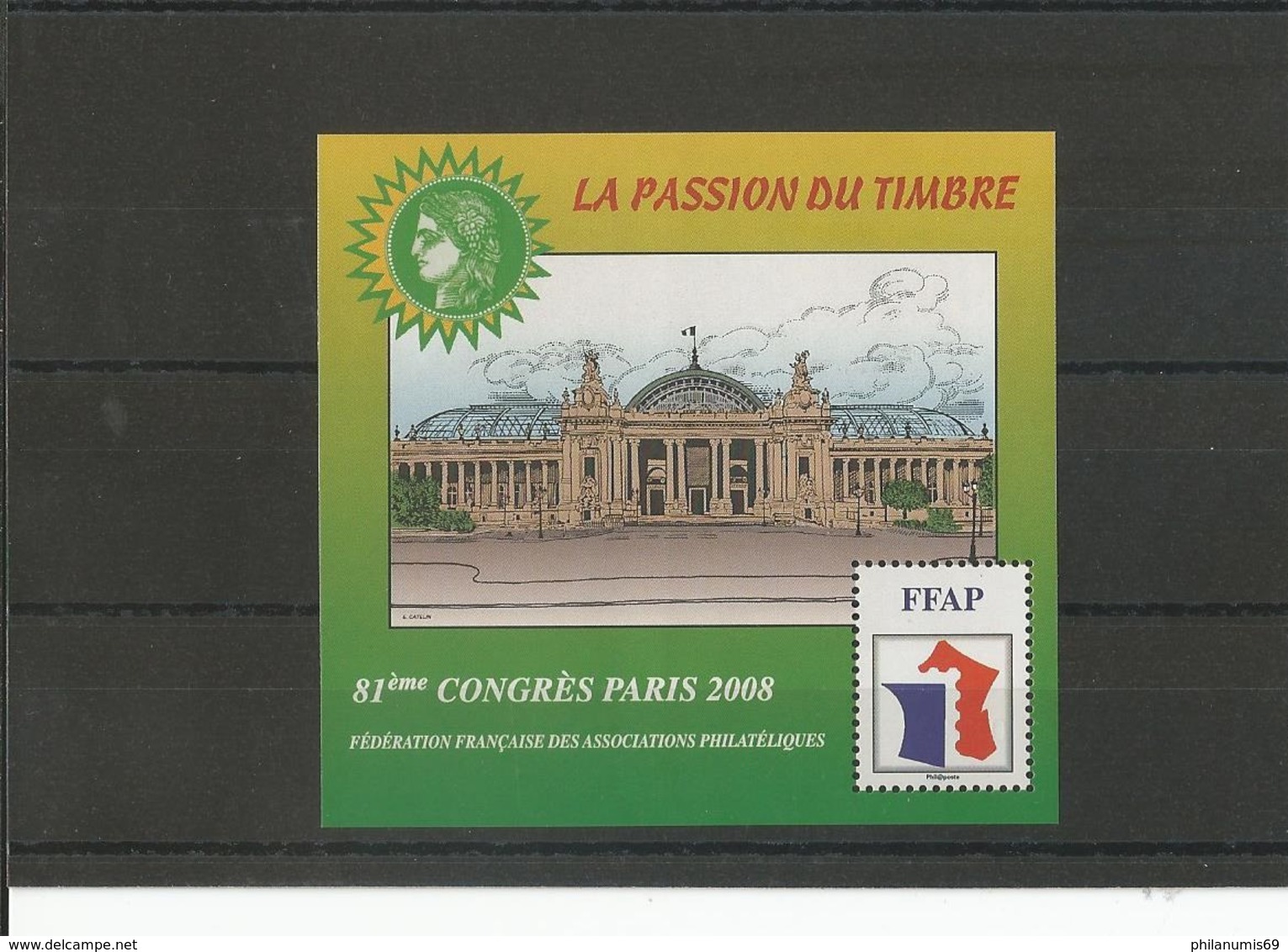 FRANCE 2008 - YT 2 - NEUF SANS CHARNIERE ** (MNH) GOMME D'ORIGINE LUXE - FFAP