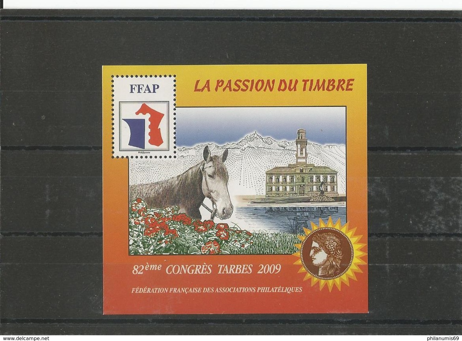 FRANCE 2009 - YT 3 - NEUF SANS CHARNIERE ** (MNH) GOMME D'ORIGINE LUXE - FFAP