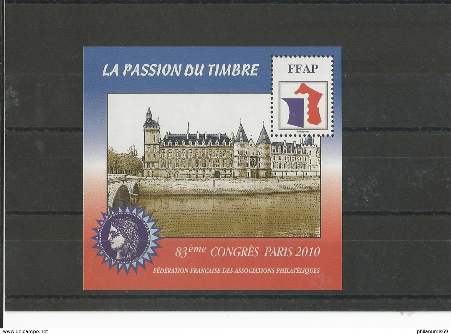 FRANCE 2010 - YT 4 - NEUF SANS CHARNIERE ** (MNH) GOMME D'ORIGINE LUXE - FFAP