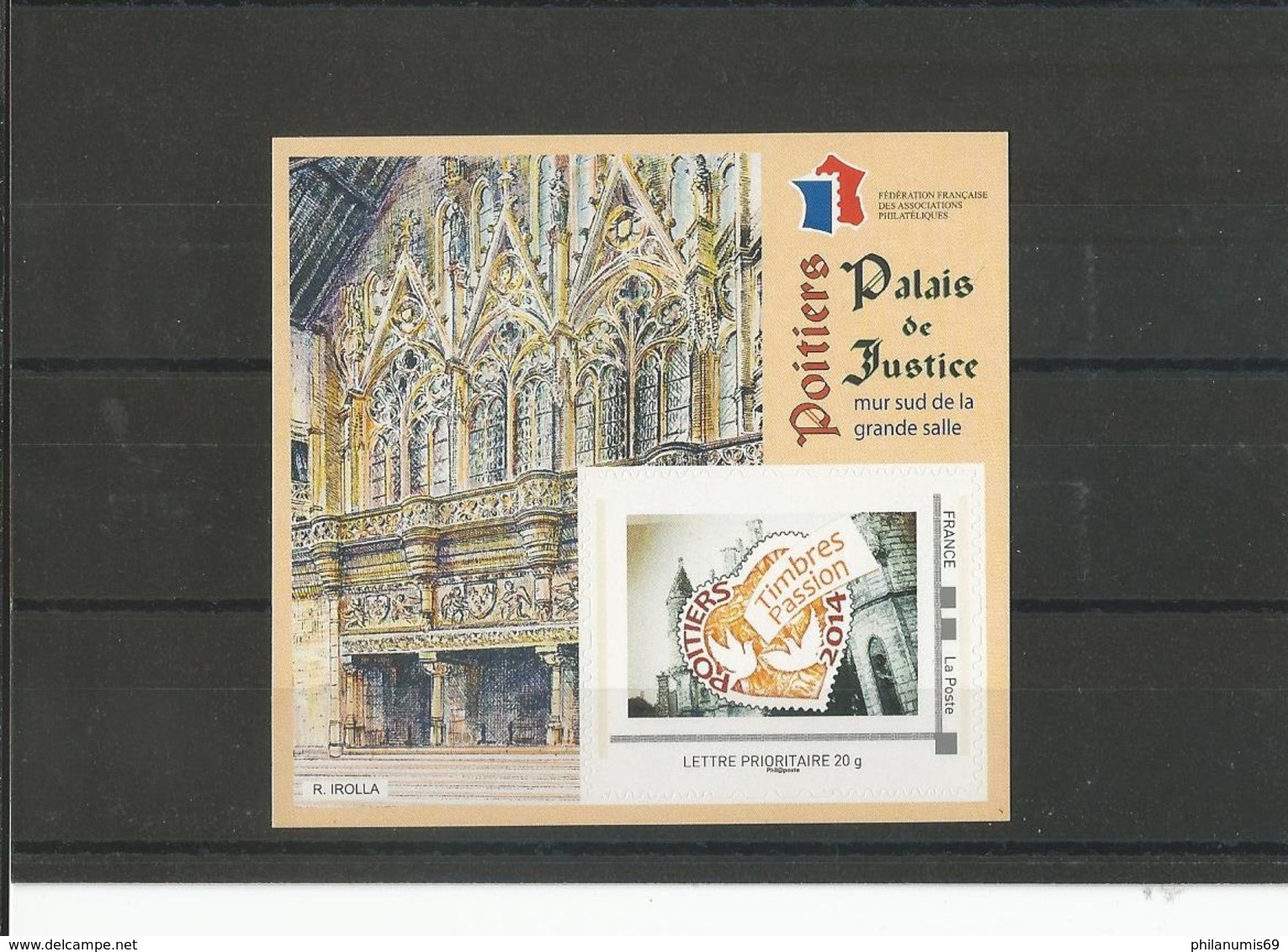 FRANCE 2014 - YT 8 - NEUF SANS CHARNIERE ** (MNH) GOMME D'ORIGINE LUXE - FFAP