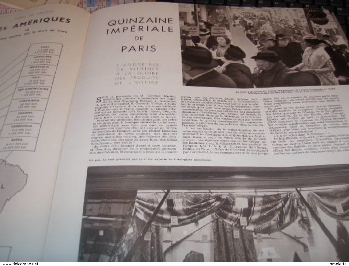 MONDE COLONIAL/PARIS DAKAR MOTO/ QUINZAINE IMPERIALE /FRANCE ISLAM MANDEL /MAROC MAURITANIE /RIZ INDOCHINE - 1900 - 1949