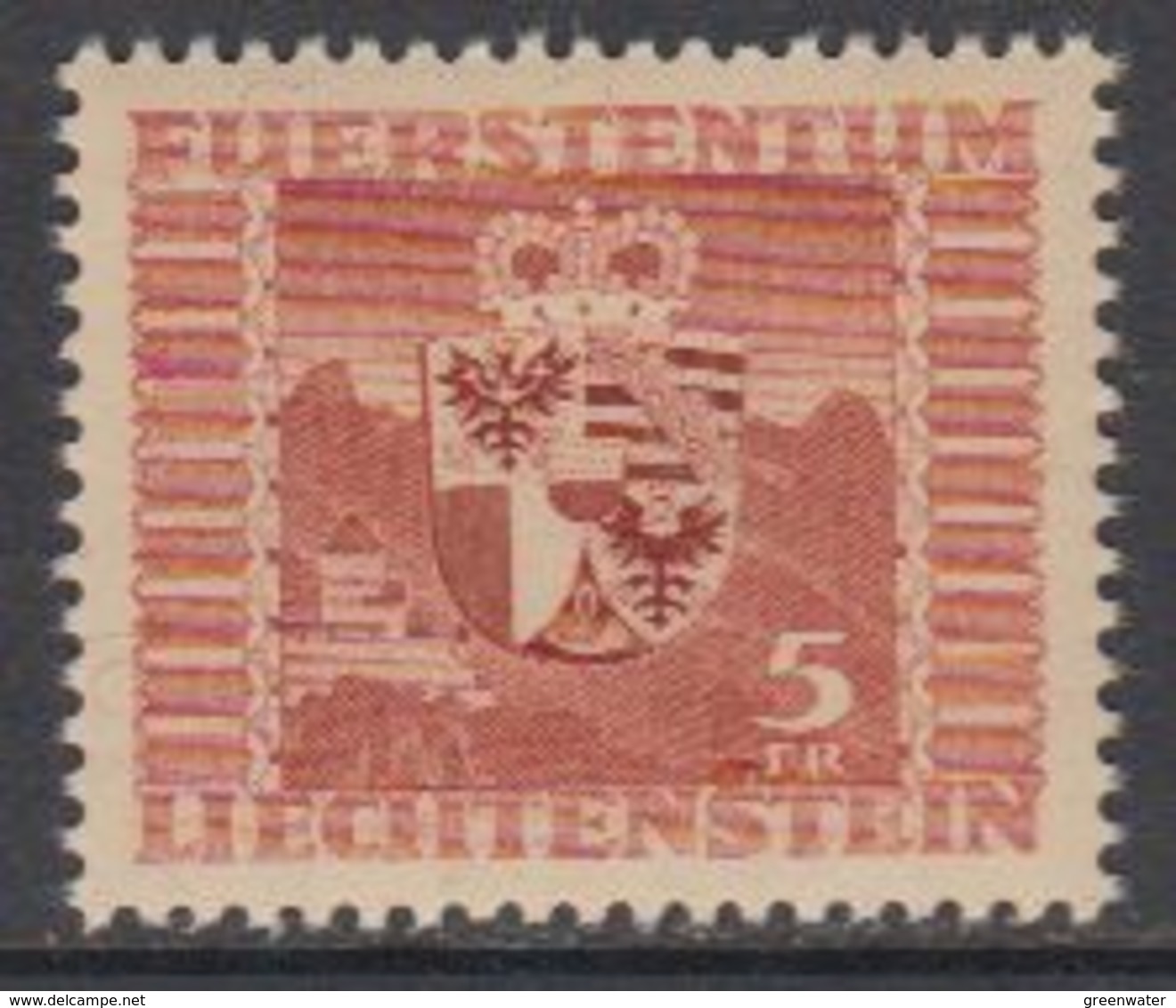Liechtenstein 1947 Wappen / Definitive  1v ** Mnh (43017) - Neufs