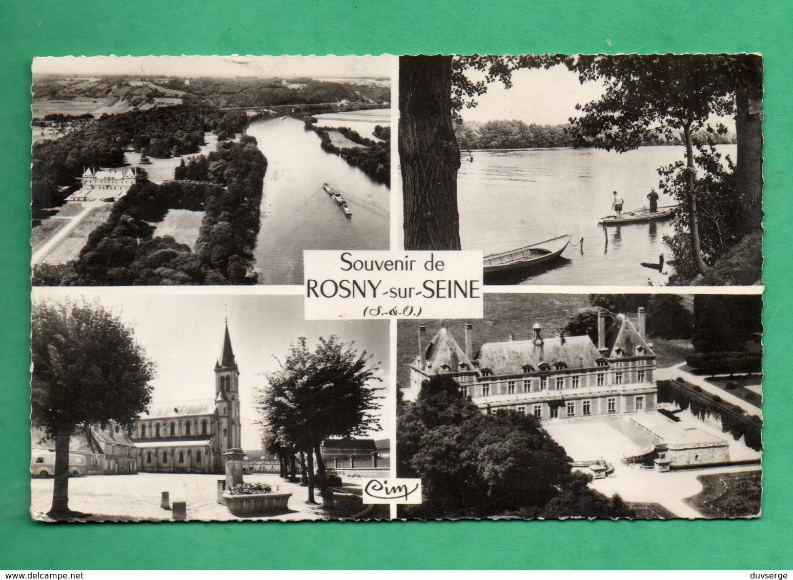 78 Yvelines Rosny Sur Seine Carte Multivues ( Format 8,8cm X 14cm ) - Rosny Sur Seine