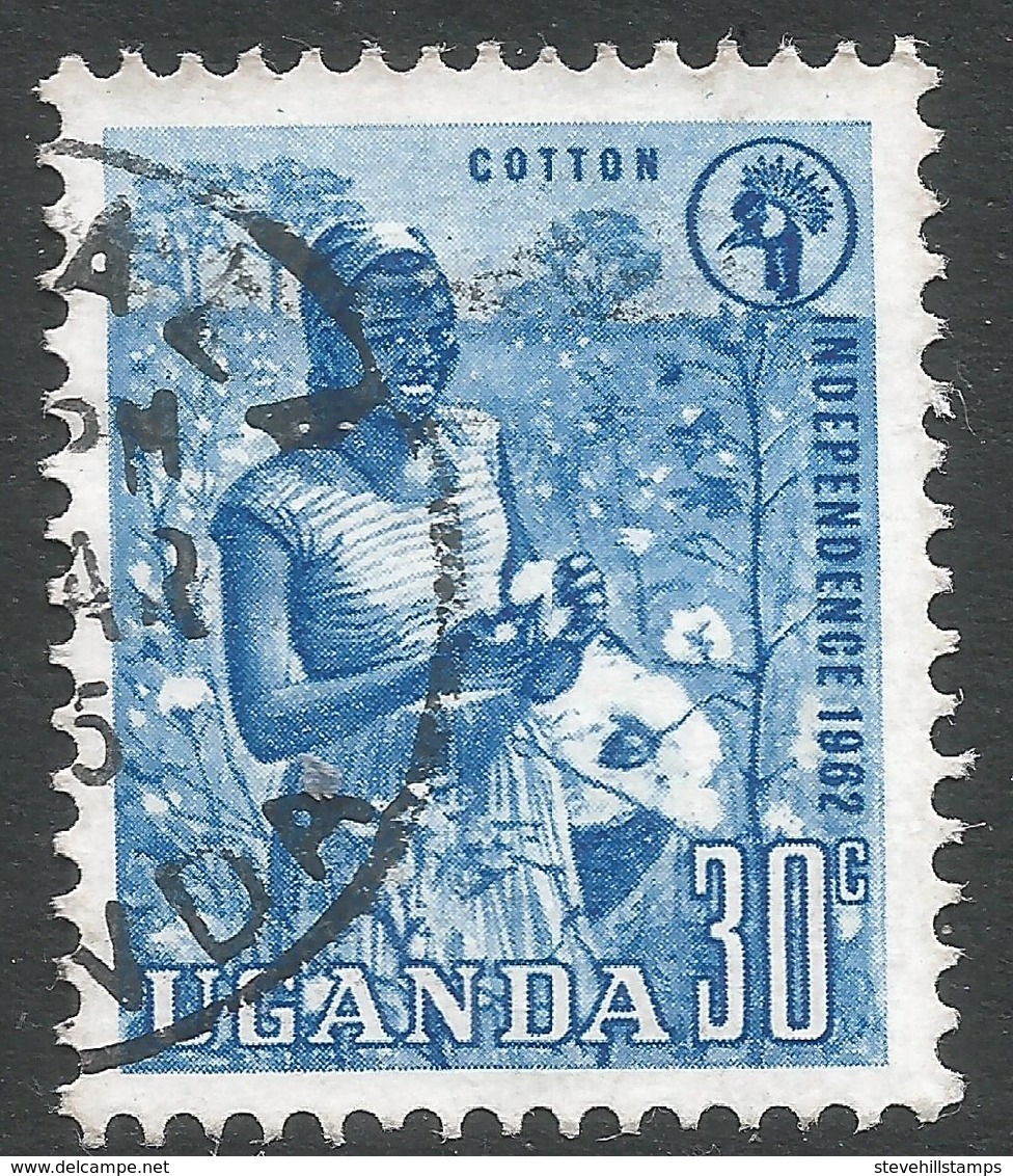 Uganda. 1962-64 Independence. 30c Used. SG 103 - Uganda (1962-...)