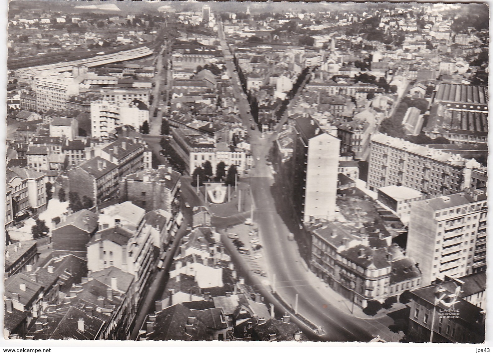 ST ETIENNE Vue Aerienne Cpsm Gm - Saint Etienne