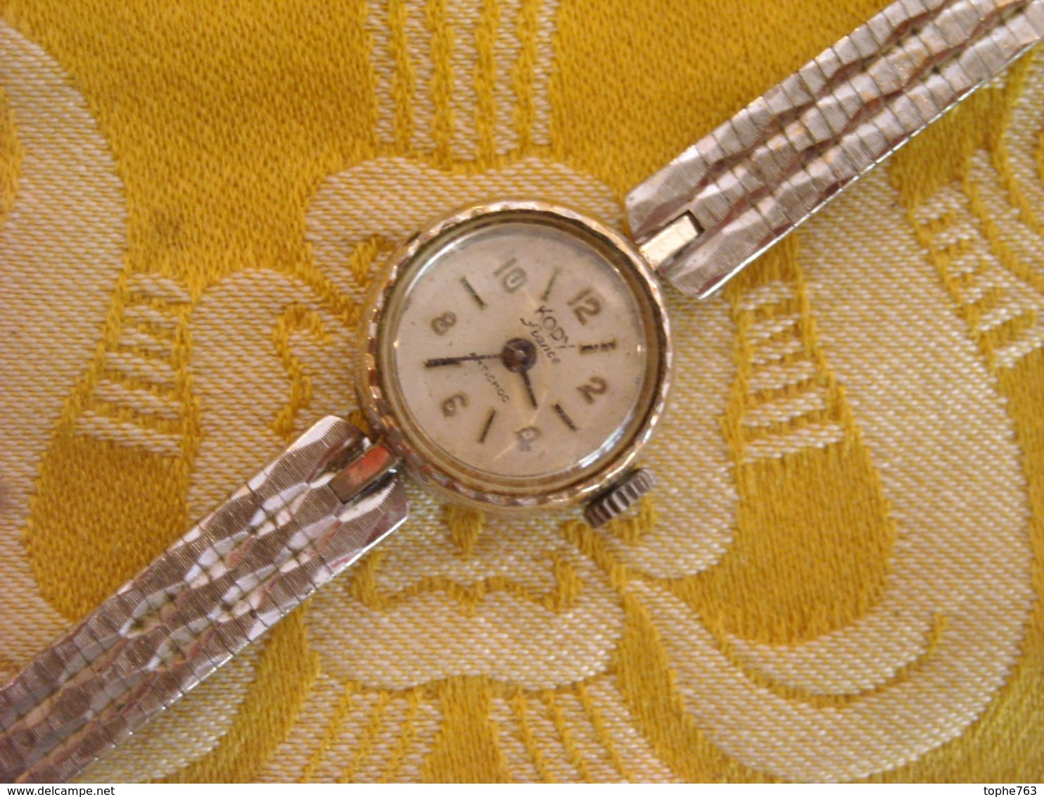 Montre Bracelet De Marque KODY France Antichoc , Plaqué Or , Vers 1960 , Non Testée - Watches: Old