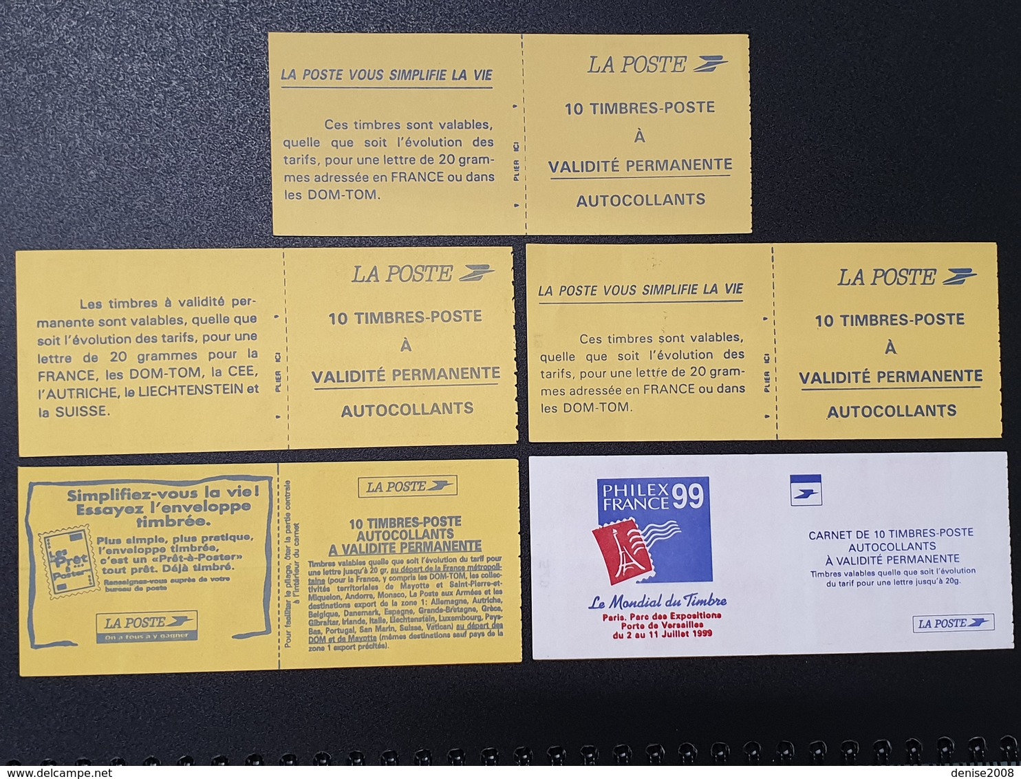 Lot De 10 Carnets Différents à Validité Permanente, Vendu 0.65 € Le Timbre  Neuf **  TTB - Other & Unclassified