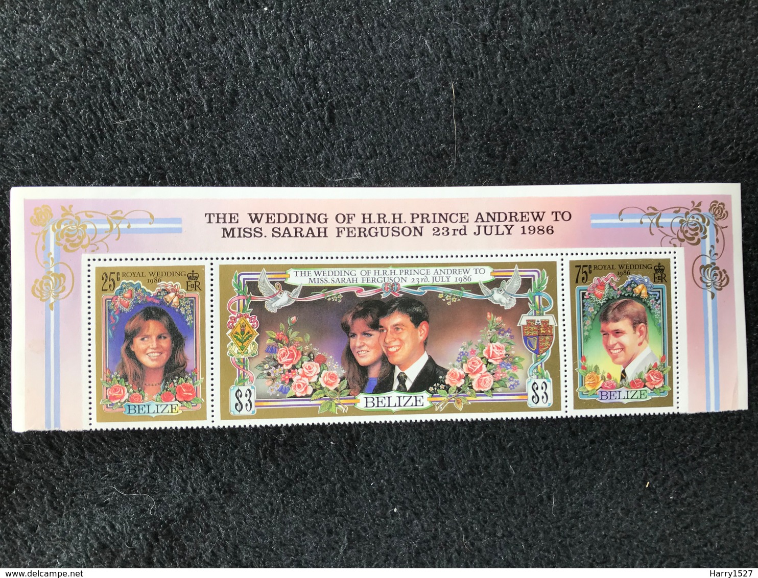 Belize Royal Wedding 1986 Strip Mint - Belize (1973-...)