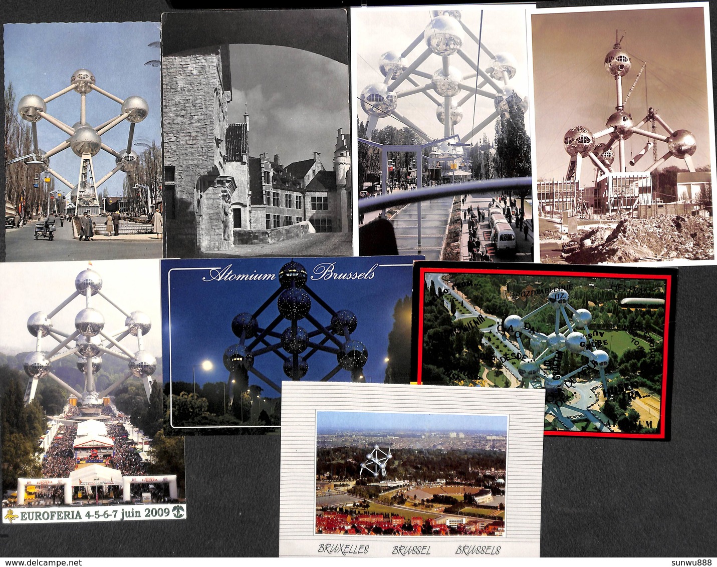 Bruxelles Exposition 1958 - Petit Lot Sympa 16 Cartes Atomium (petit Prix) - Expositions Universelles