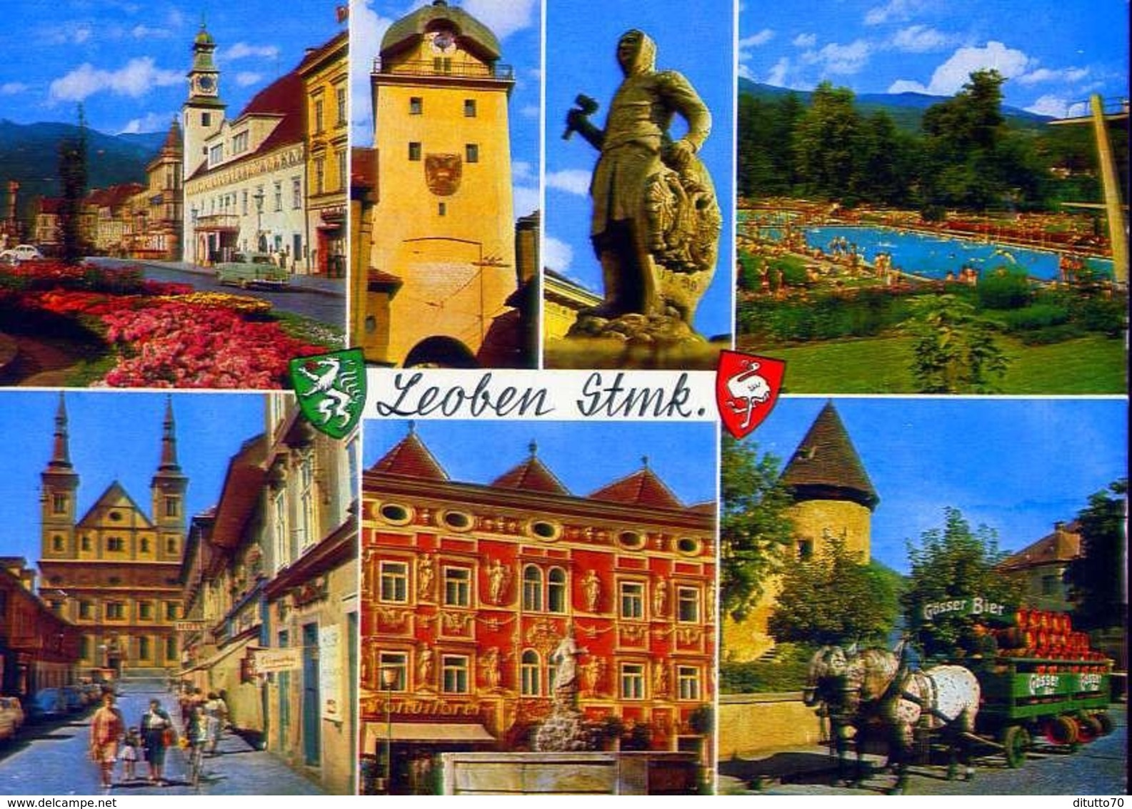 Leoben - Steiermark - Austria - Formato Grande Non Viaggiata – E 12 - Altri & Non Classificati