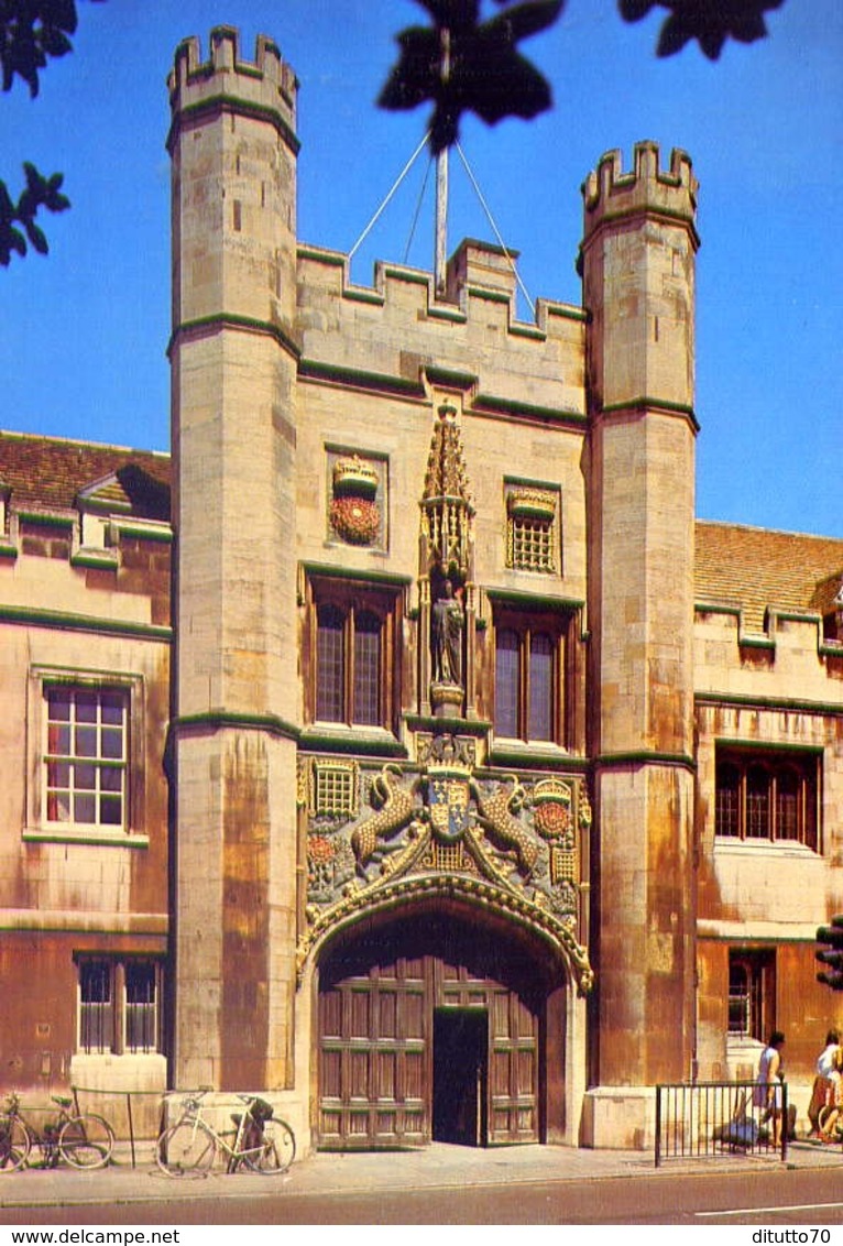 Main Gate Christ's College - Cambridge - Formato Grande Non Viaggiata – E 12 - Altri & Non Classificati