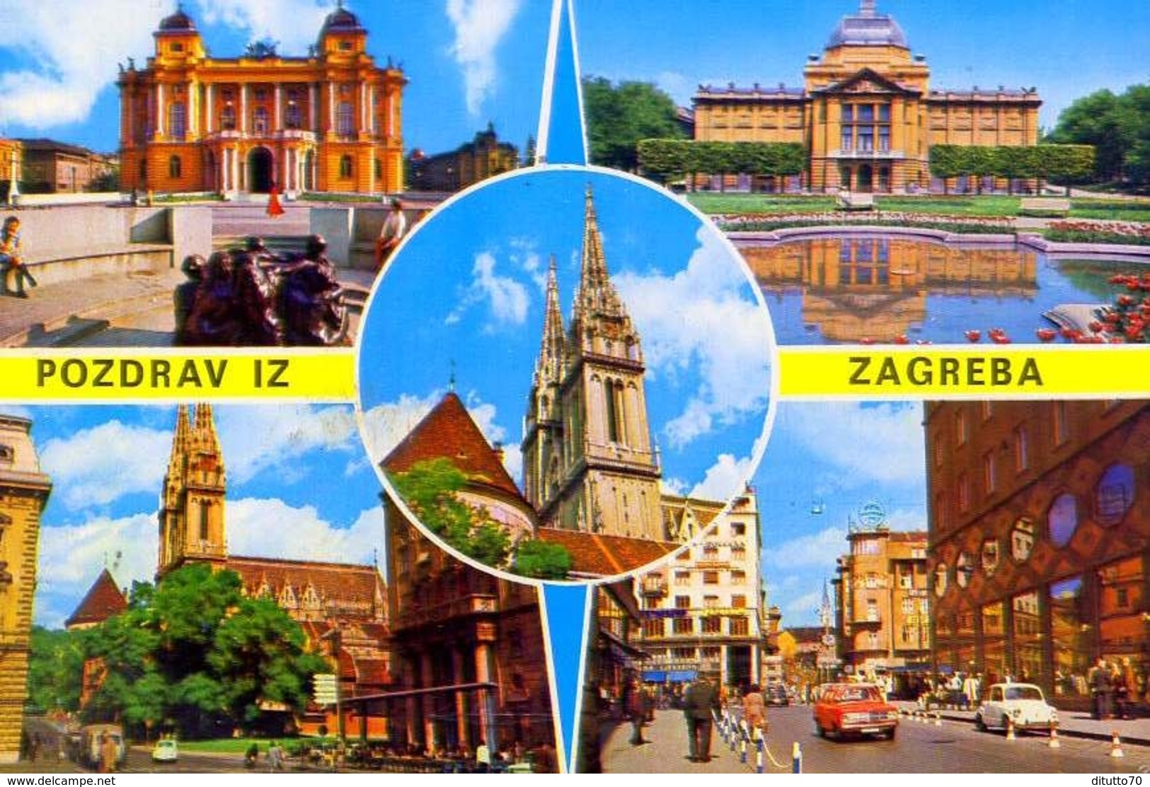 Pozdrav Zagreba - Formato Grande Non Viaggiata – E 12 - Altri & Non Classificati