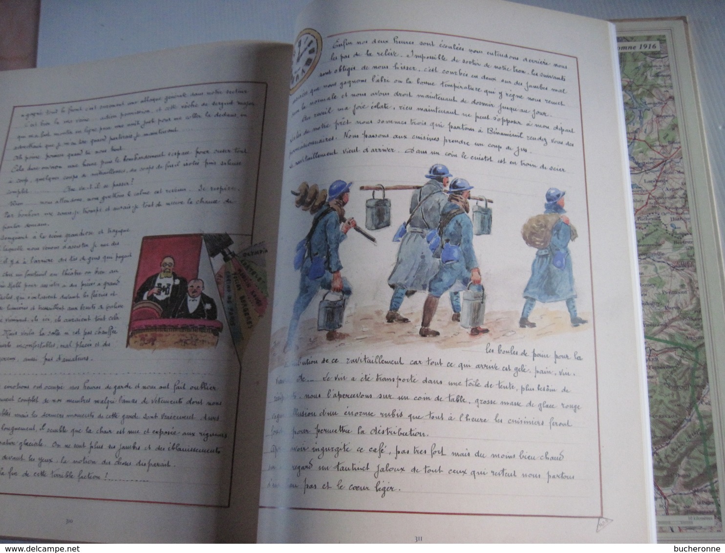 Ma Grande Guerre Gaston Lavy éditions Larousse Récit et Dessins 33 x 25 cm environs 350 pages TBE militaria