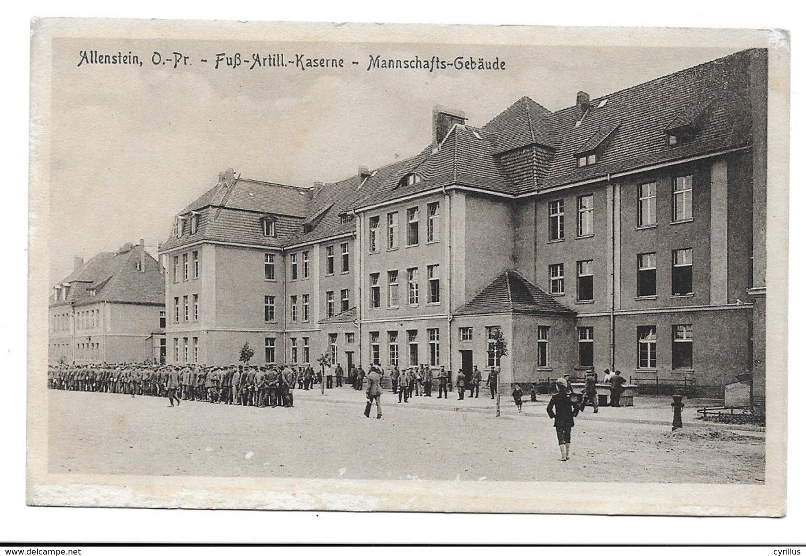 POLEN-ALLENSTEIN - FUSS-ARTLL.KASERNE - MANNSCHAFTS-GEBAUDE - Polonia