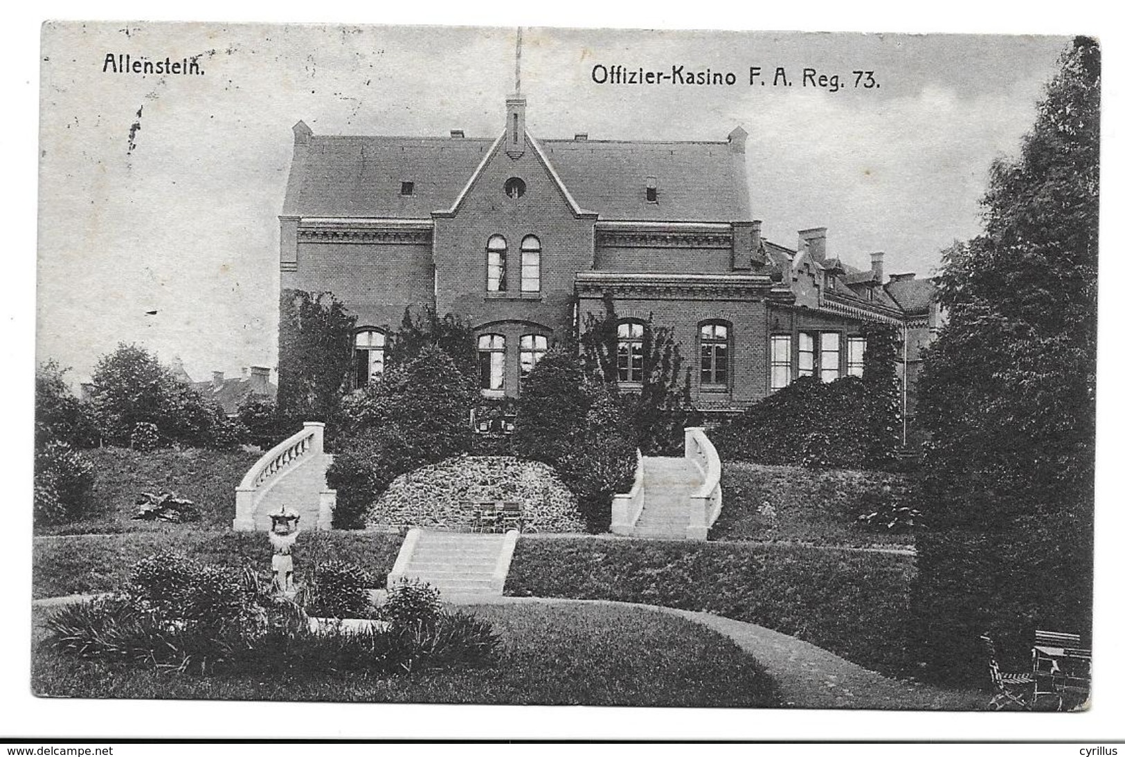 POLEN-ALLENSTEIN - OFFIZIER-KASINO F.A. Reg.73 - Polonia