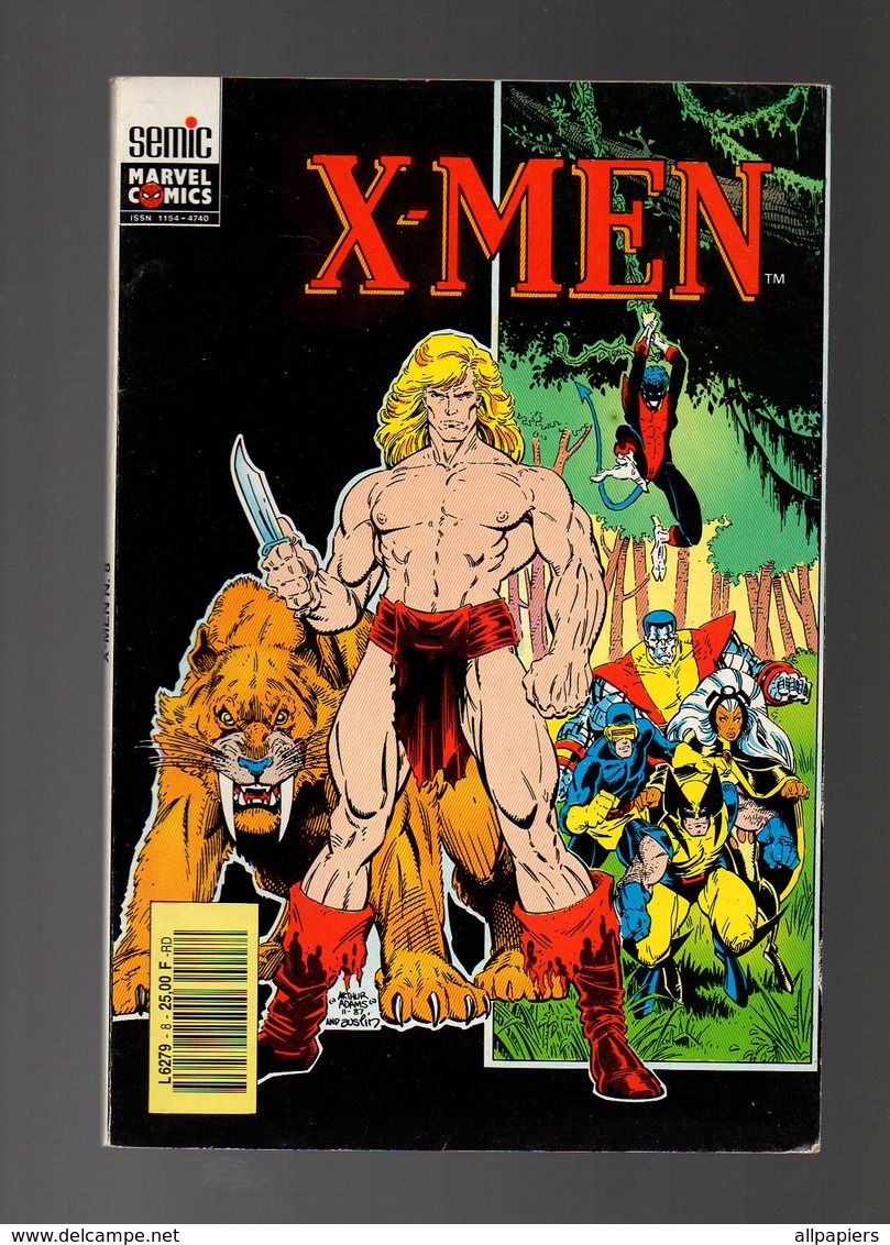 X-Men N°8 Les étranges X-Men Désolation - X-Men à La Rescousse - L'homme Pétrifié De 1988 - XMen
