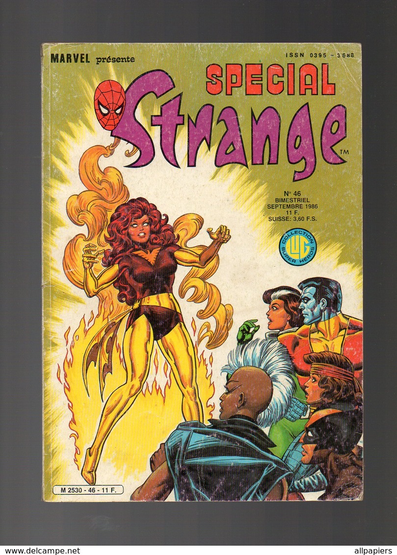 Spécial Strange N°46 Les étranges X-Men Romances - Chose Et Les Gardien De La Galaxie De 1986 - Special Strange