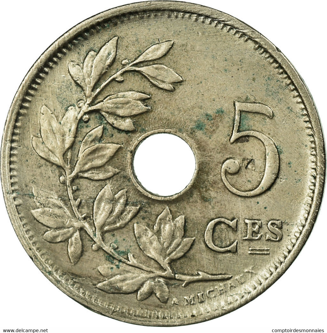 Monnaie, Belgique, 5 Centimes, 1928, TTB, Copper-nickel, KM:66 - 5 Centimes