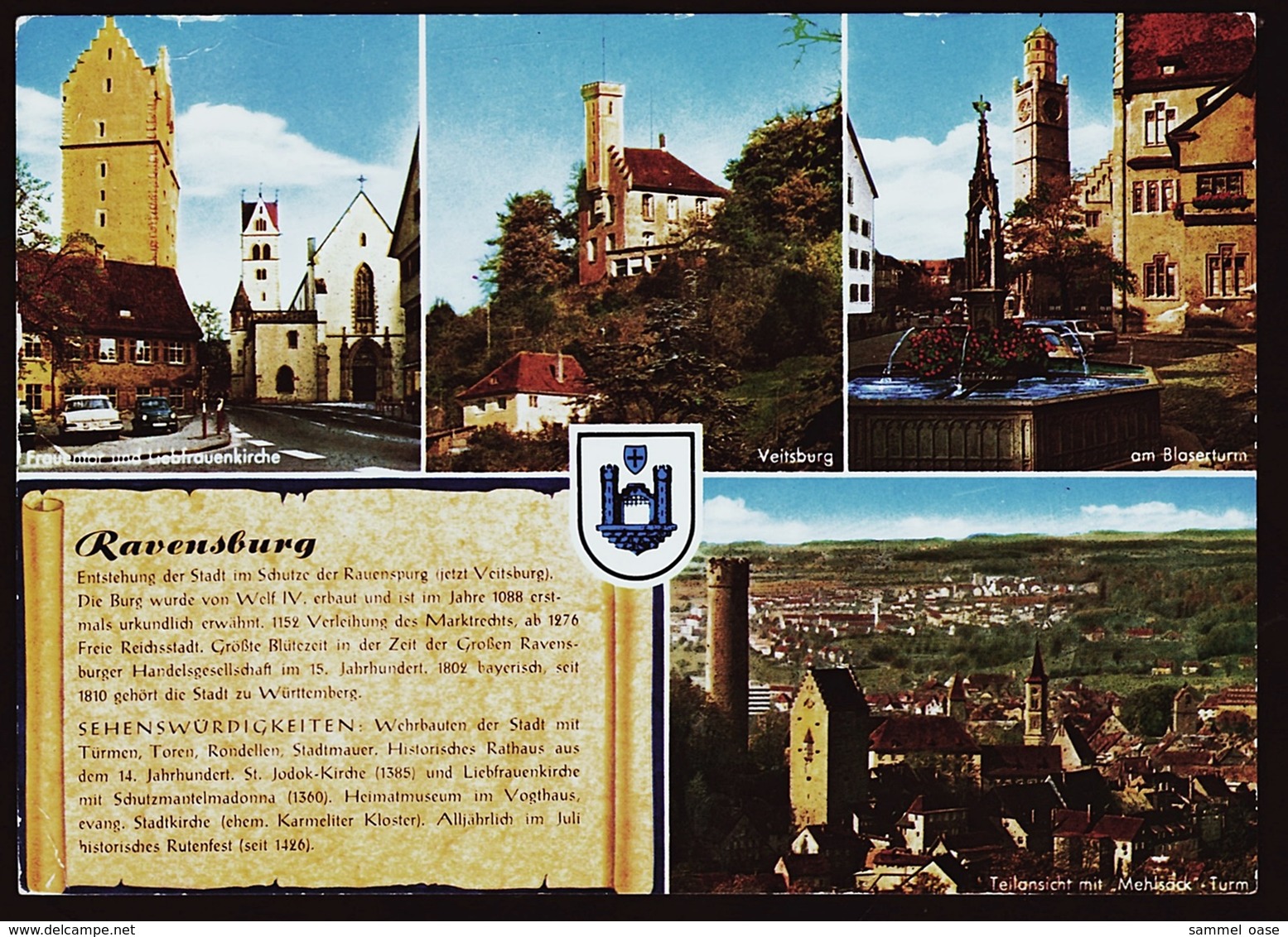 Ravensburg  -  Mehrbild-Ansichtskarte Ca.1972   (10922) - Ravensburg