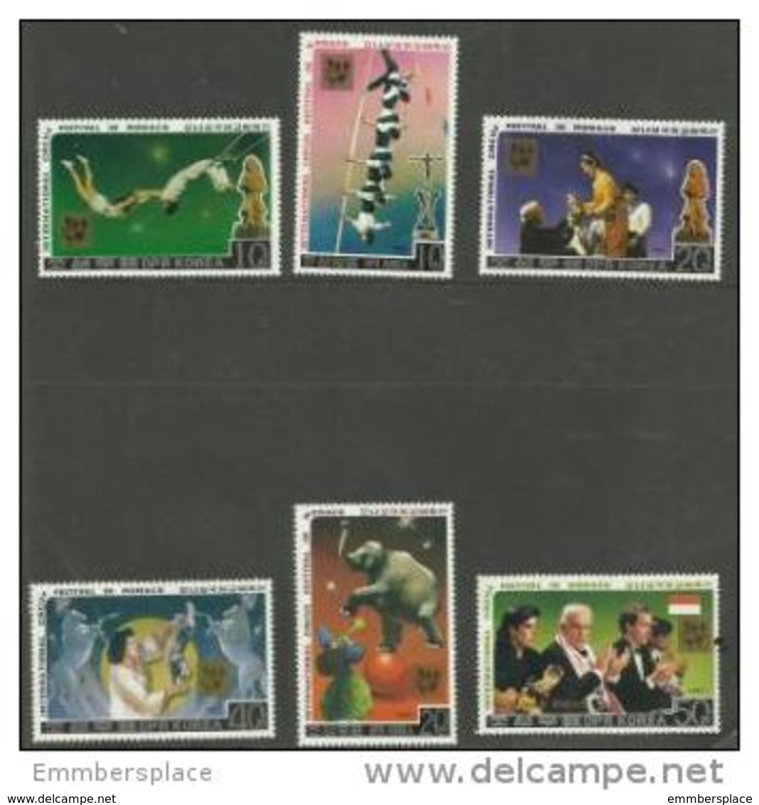 DPR Korea - 1987 Monaco Circus Festival Set Of 6 MNH **   Sc 2666-71 - Korea, North