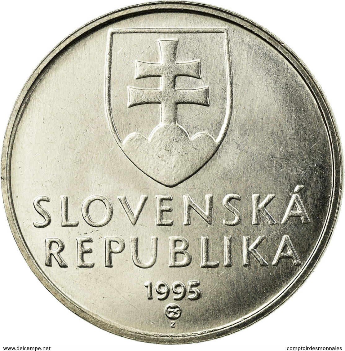 Monnaie, Slovaquie, 5 Koruna, 1995, SPL, Nickel Plated Steel, KM:14 - Slovaquie