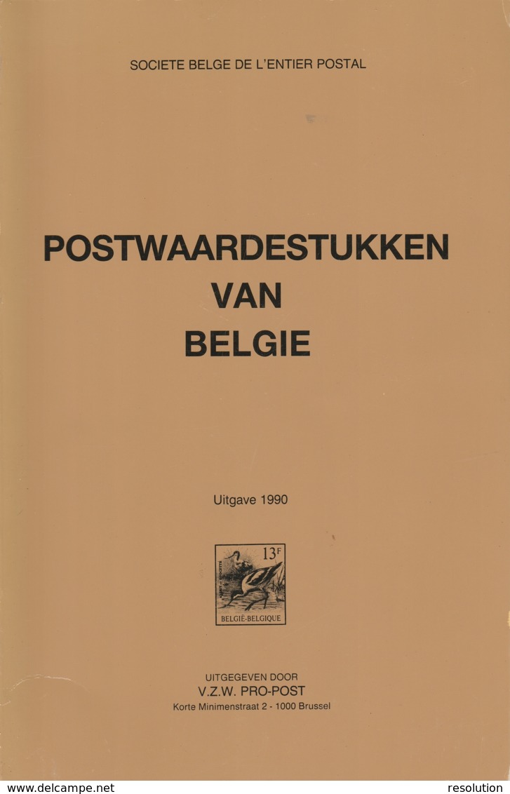 Postawaardestukken Van België - Société Belge De L'Entier Postal 1990 - Entiers Postaux