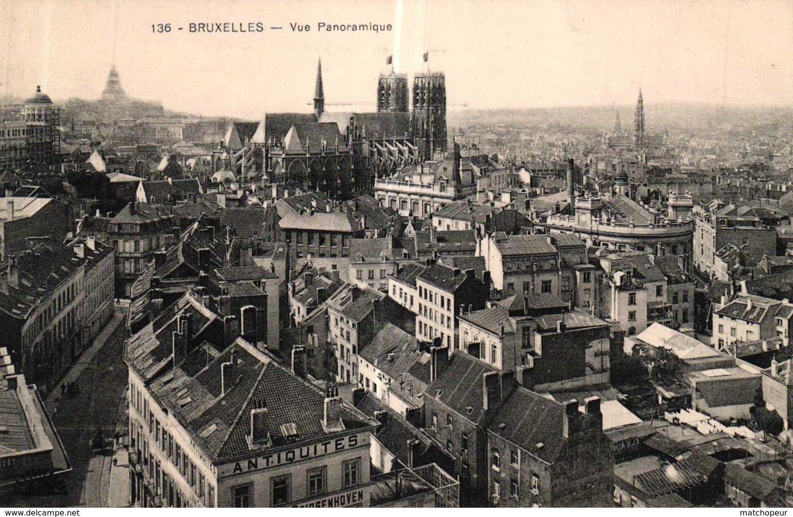 LOT DE 8 CPA DE BRUXELLES - BELGIQUE