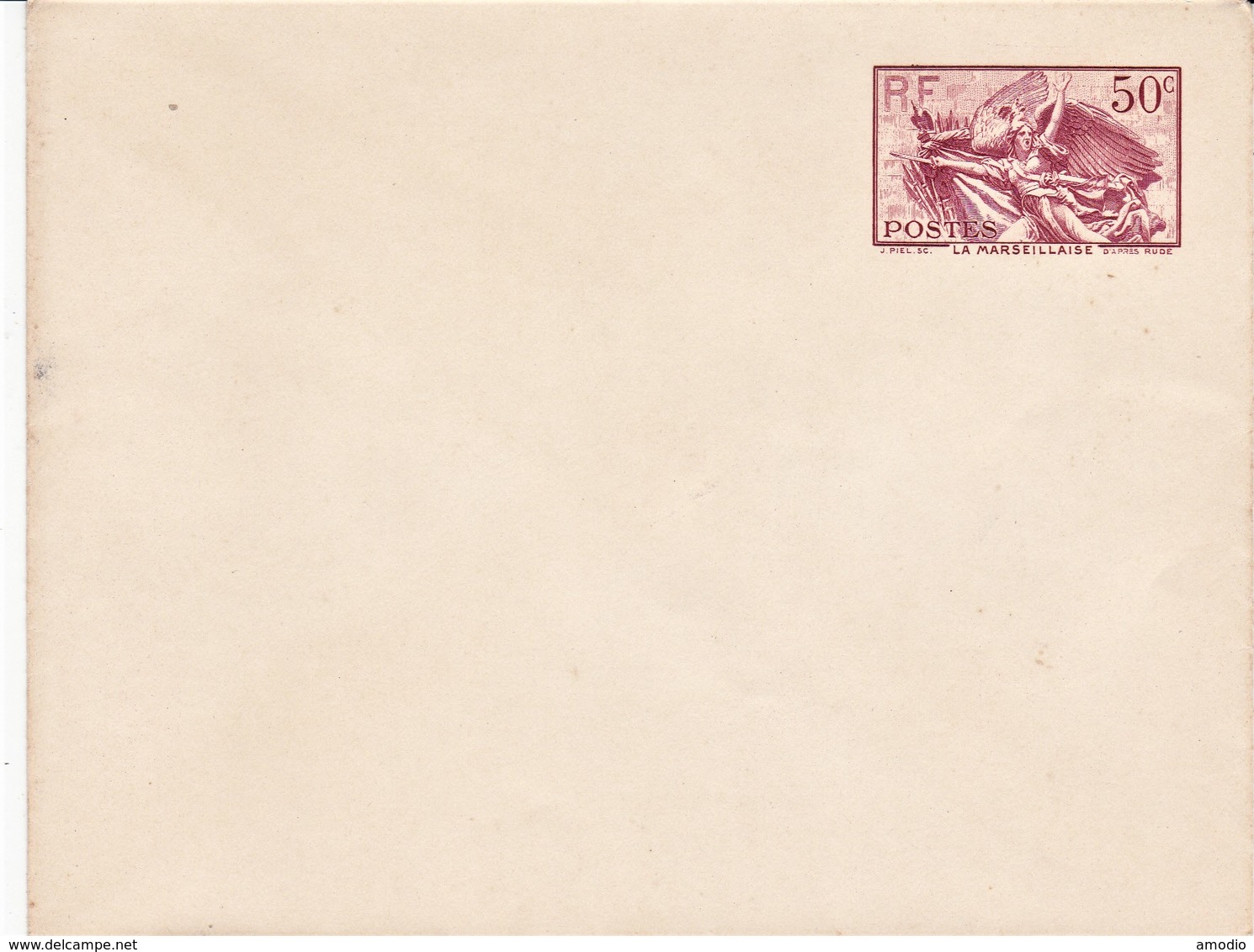 Entier Postal  315-E1 Enveloppe Marseillaise De Rude N** - Cartes Postales Types Et TSC (avant 1995)