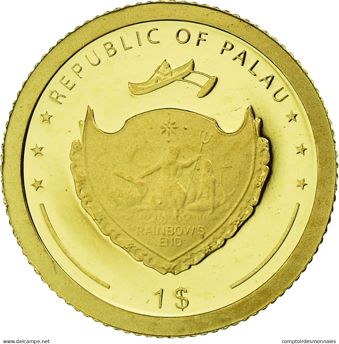 Monnaie, Palau, Dollar, 2013, FDC, Or - Palau