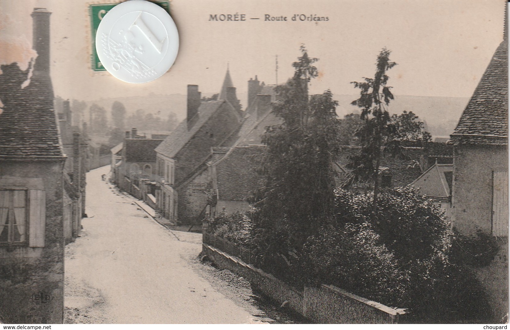 41 - Très Belle Carte Postale Ancienne De MOREE  Route D'Orléans - Contres