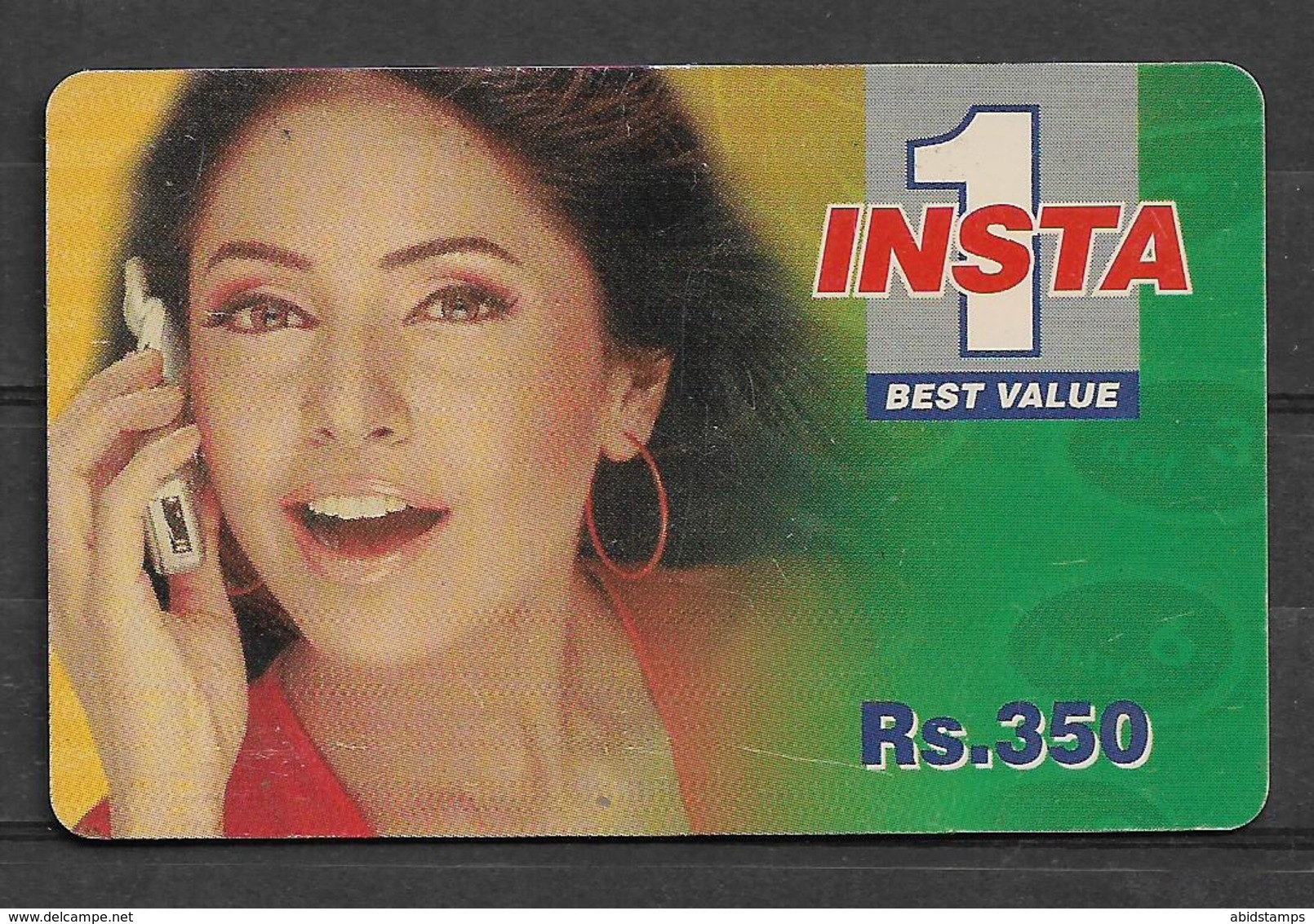 USED PHONECARD PAKISTAN INSTA 1 RS 350 - Pakistan