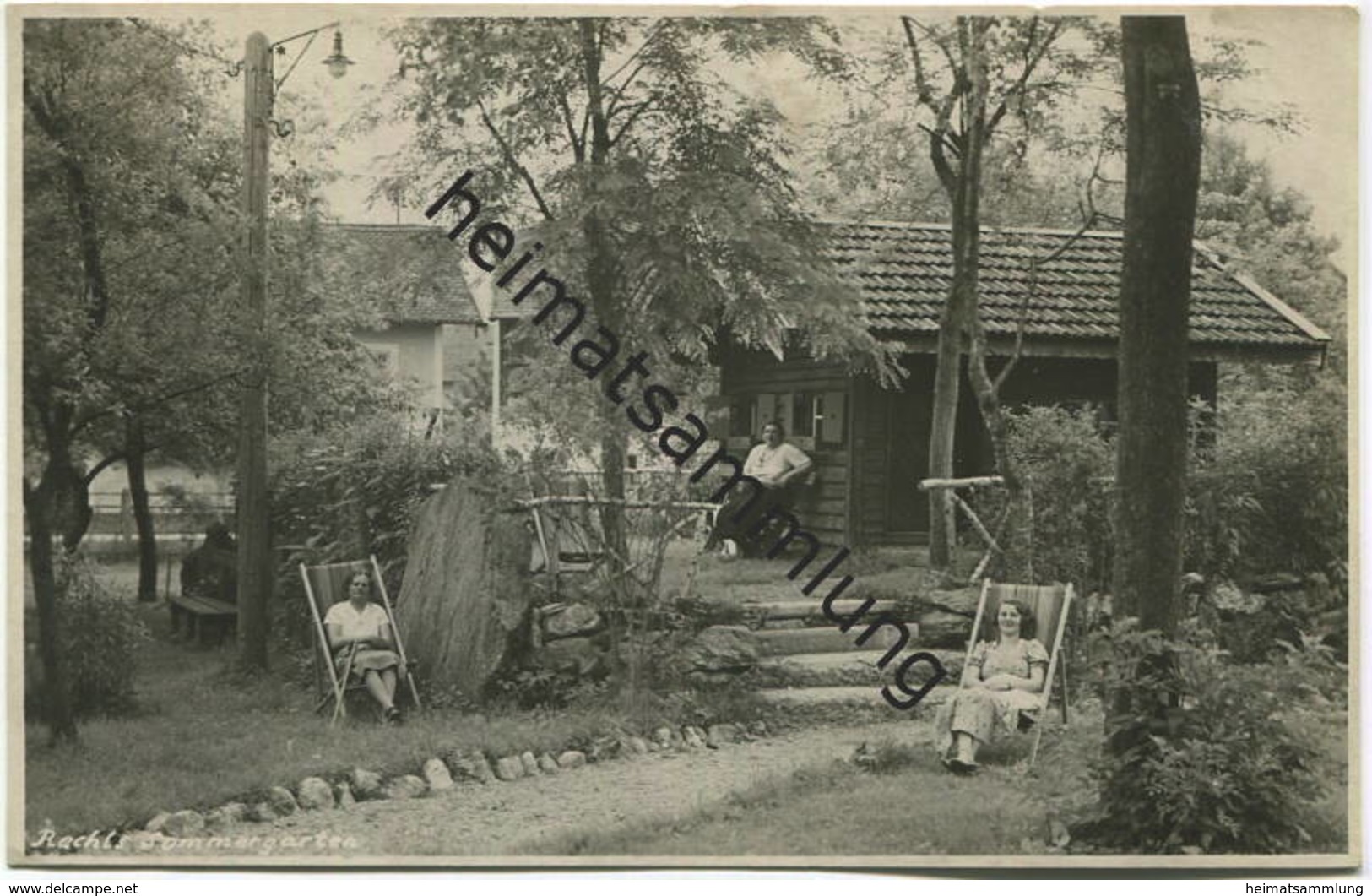 Amerang - Sommergarten - Foto-AK - Verlag Phot.-Wenning Wasserburg Gel. 1933 - Sonstige & Ohne Zuordnung