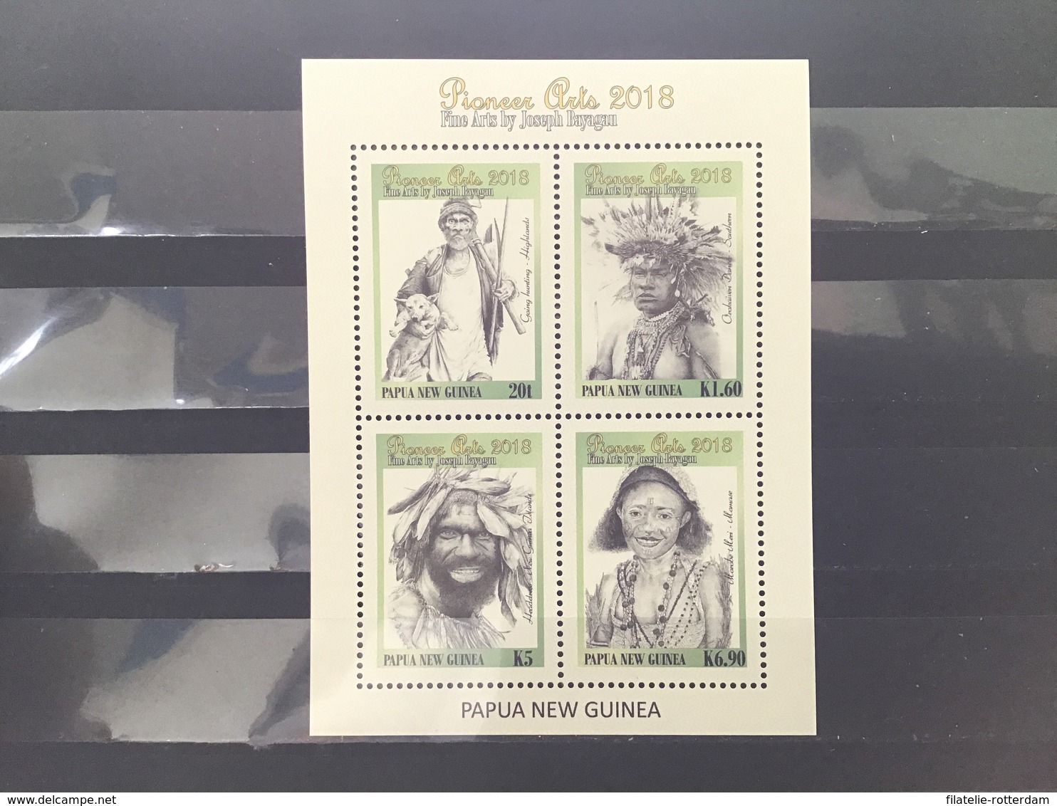 Papoea-Nieuw-Guinea / Papua New Guinea - Postfris / MNH - Sheet Pioneer Art 2018 - Papoea-Nieuw-Guinea