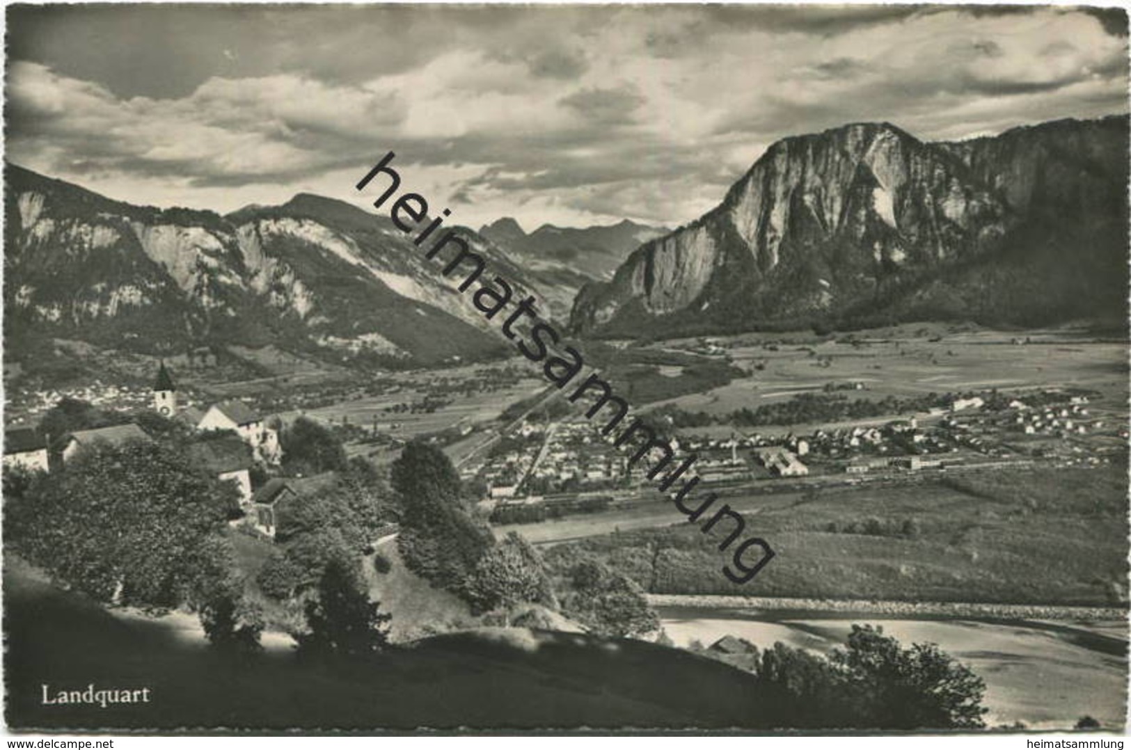 Landquart - Foto-AK - Verlag Hugo Kopp Zürich Gel. 1948 - Landquart