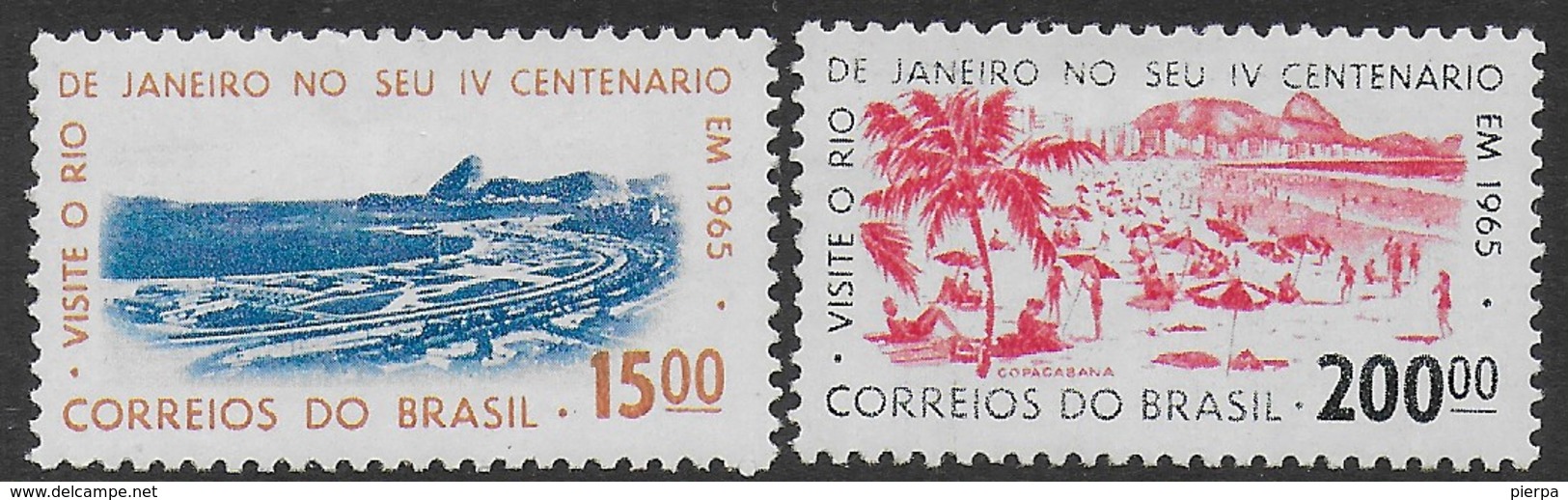 BRASILE - 1965 - 400° RIO DE JANEIRO - NUOVI MNH** (YVERT 758+761 - MICHEL 1060+1063) - Nuevos