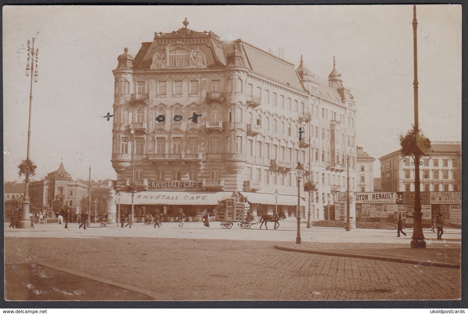 AK - Austria, WIEN / VIENNA, Krystall Cafe, Fotografische Postkarte 1907 - Wien Mitte