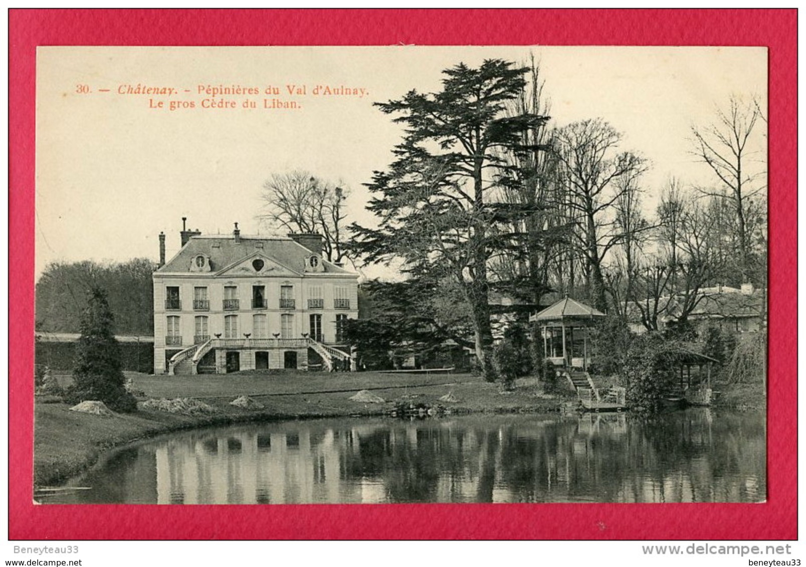 CPA (Réf:T-083) 30. Châtenay -Pépinière Du Val D'Aulnay (92 HAUTS-de-SEINE) Le Gros Cèdre Du Liban -Très Beau Pigeonnier - Chatenay Malabry