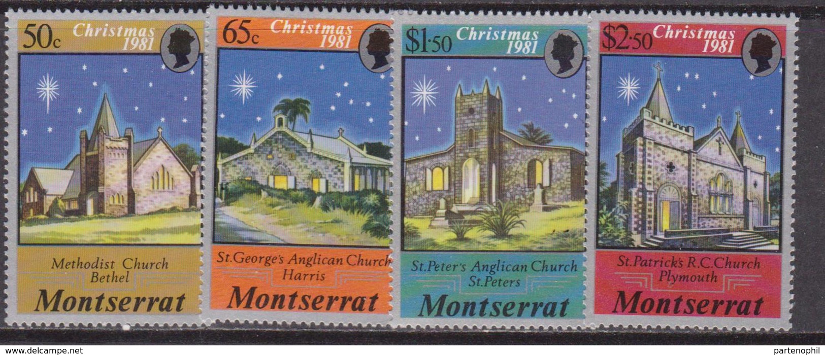 Montserrat 1981 - Natale Christmas Navidad Set MNH - Natale