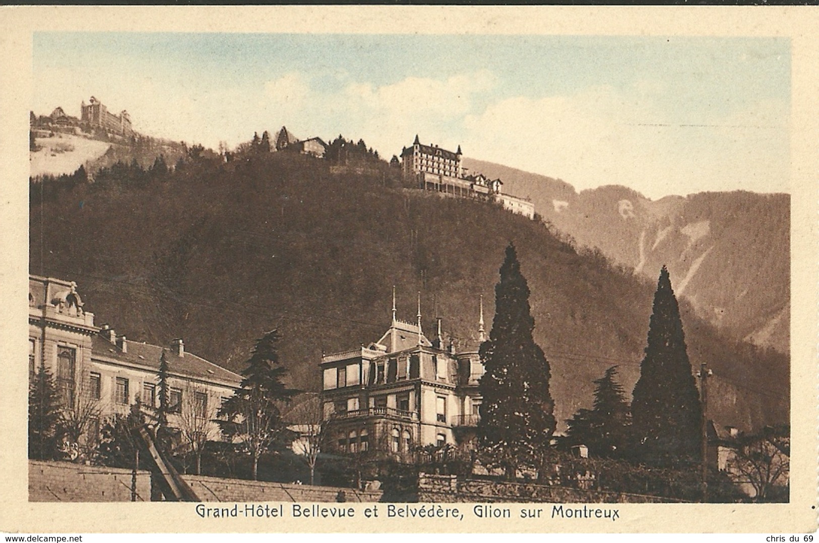 Grand Hotel Bellevue Et Belvedere Glion Sur Montreux - Montreux