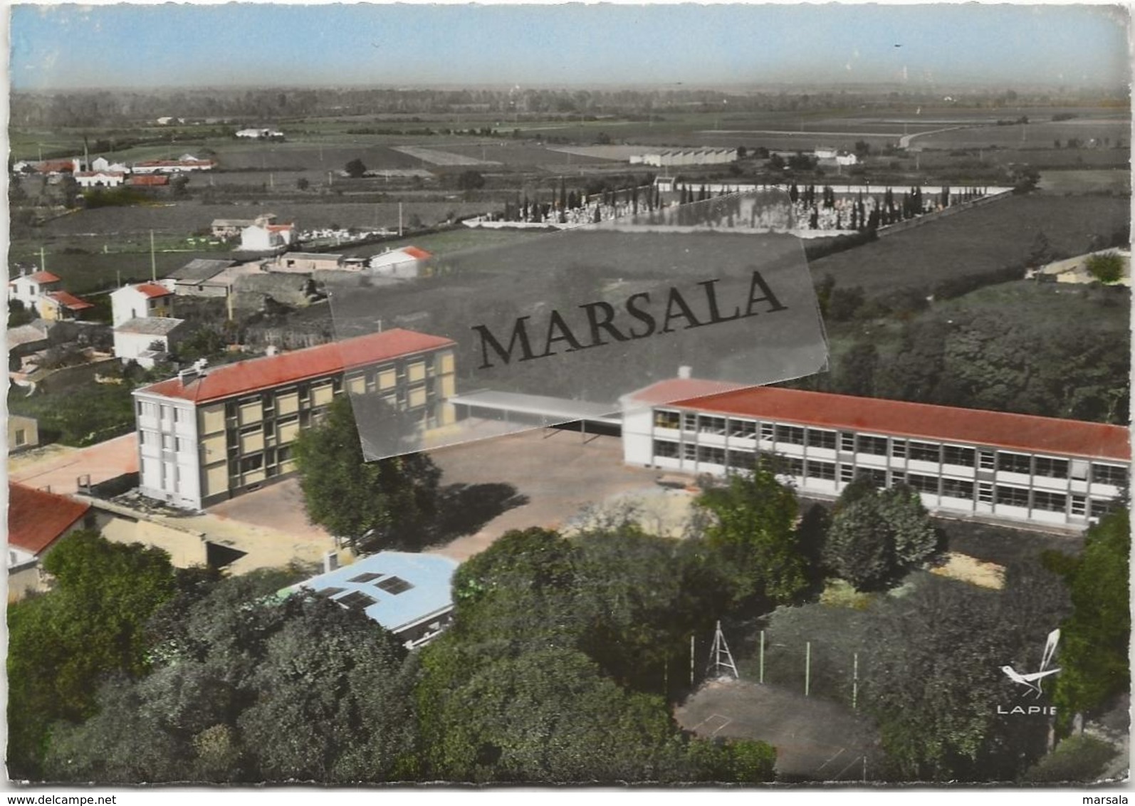 CPSM  Mauzé Sur Le Mignon Collège D'enseignement Général - Mauze Sur Le Mignon