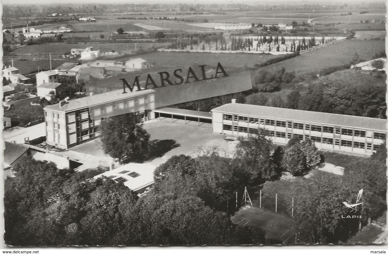 CPSM  Mauzé Sur Le Mignon Collège D'enseignement Général - Mauze Sur Le Mignon