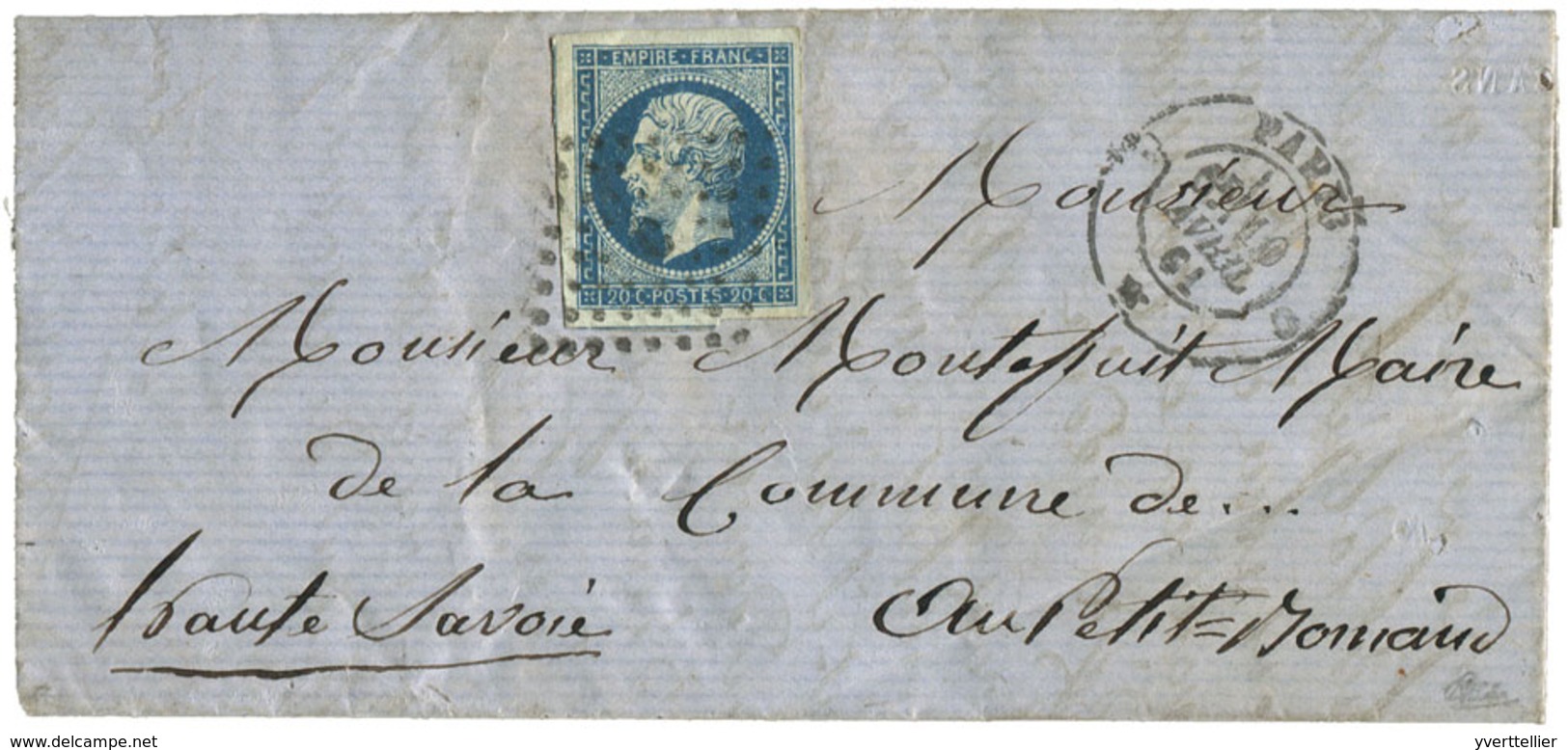 France : N°14Ad Obl. Sur Lettre - Other & Unclassified