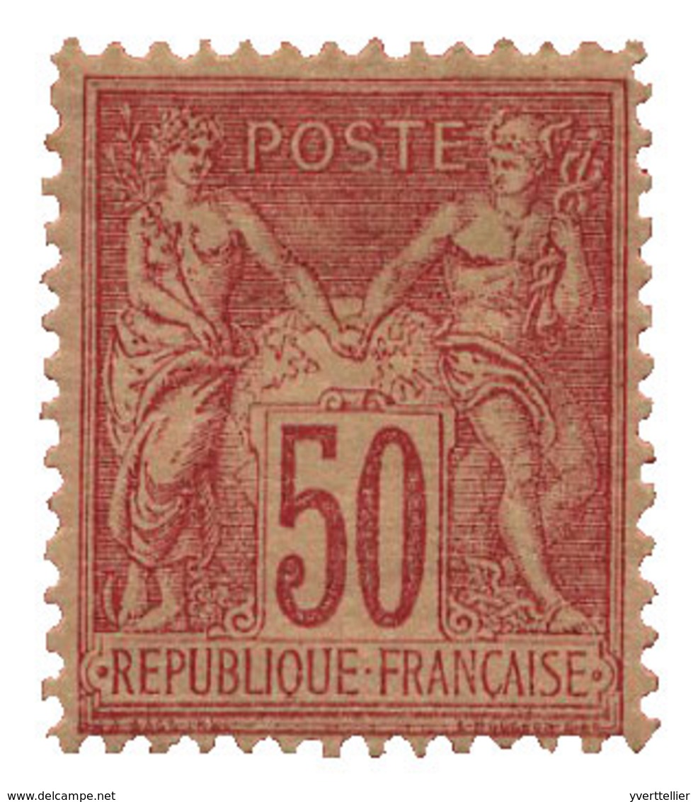 France : N°98* . 50 C. Rose. - Other & Unclassified