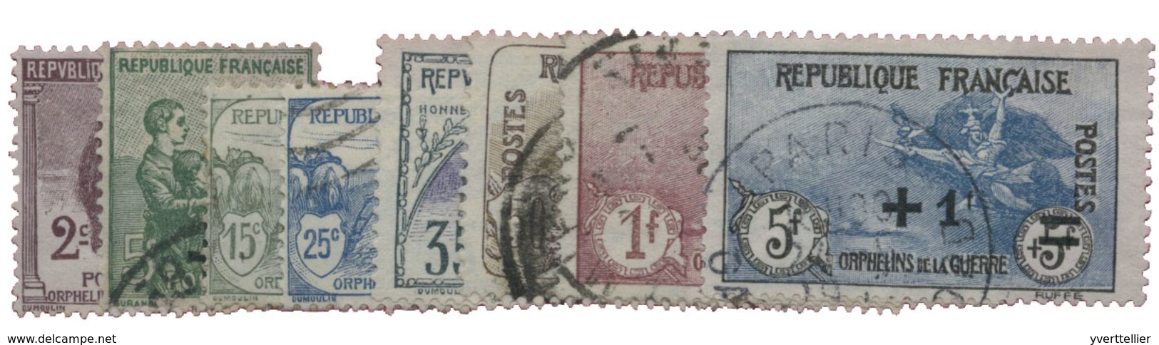 France : N°162/169 Obl. - Other & Unclassified