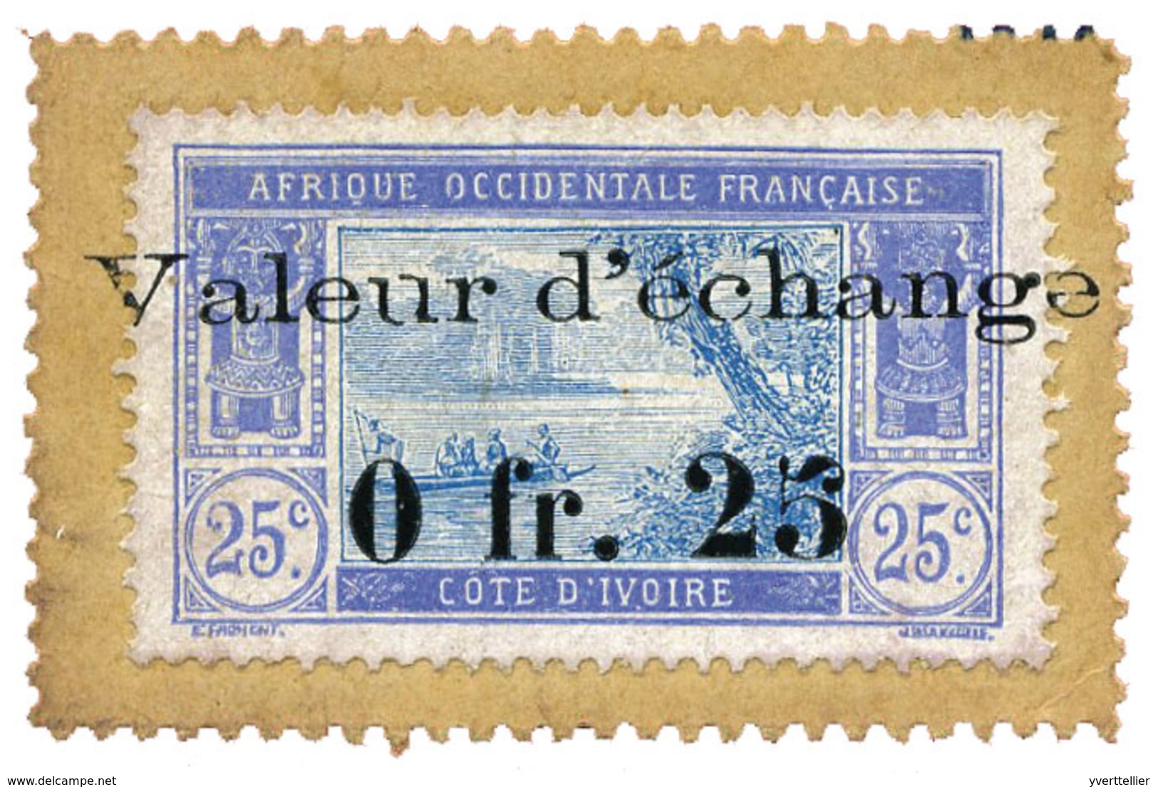 Cote D'Ivoire : Monnaie De Carton - Andere & Zonder Classificatie
